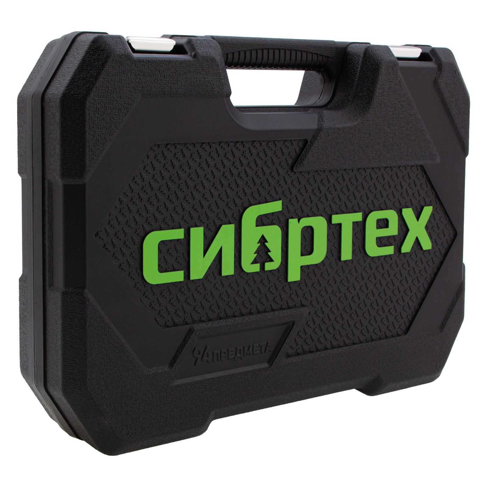 Набор инструментов 94 предмета, CrV, 1/2, 1/4 Сибртех (13509)