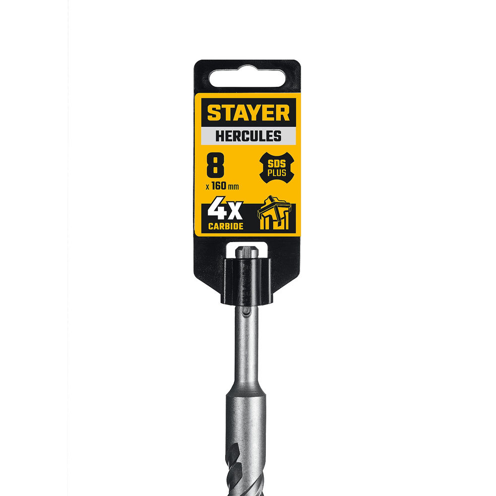 Бур SDS-plus HERCULES-4Х STAYER 8x160 мм 29290-160-08  