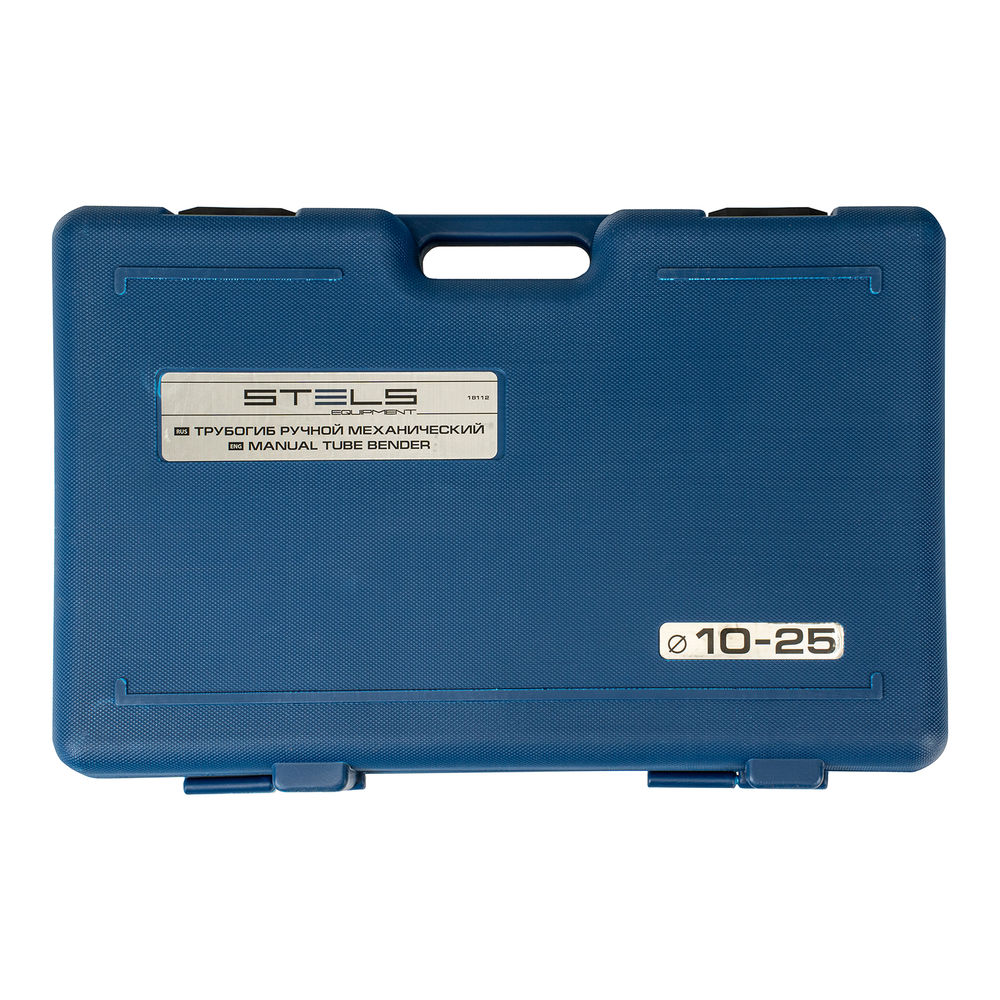 Трубогиб механический, башмаки 3/8-1, в пластиковом кейсе STELS (18112)