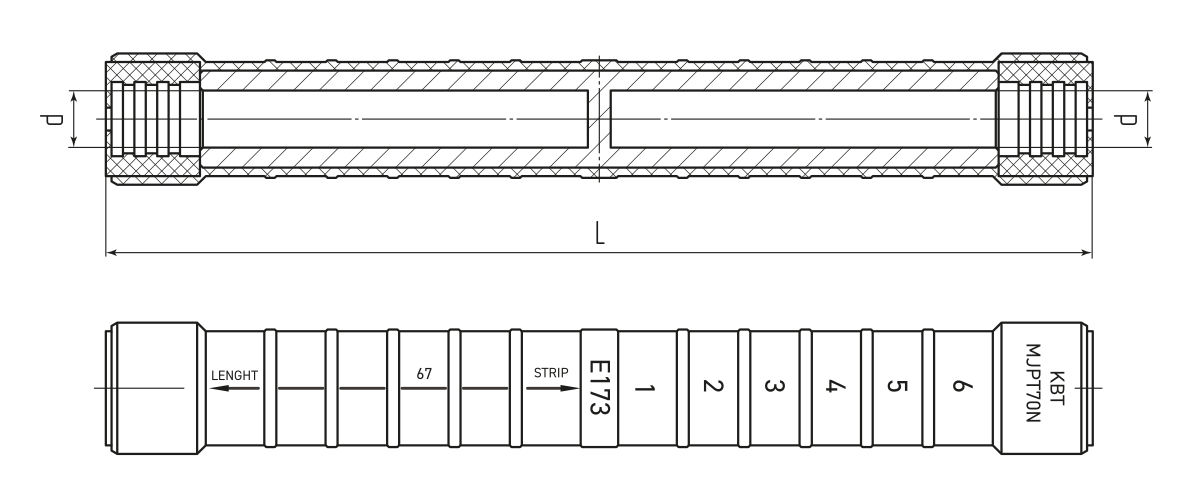Гильза изолированная герметичная ГИН (MJPT) 50N (КВТ) (103155)