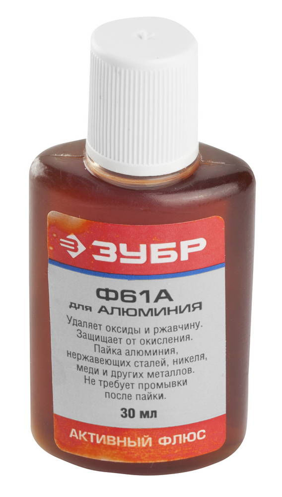 Флюс активный ФТКА (Ф61А) 30 мл ЗУБР 55493-030