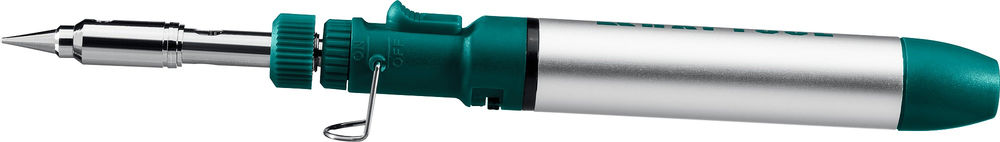 Газовый паяльник SolderGas, 70 B, 30–70 Вт, 1300°С, горелка, фен, набор 8 в 1 KRAFTOOL 55504-H8