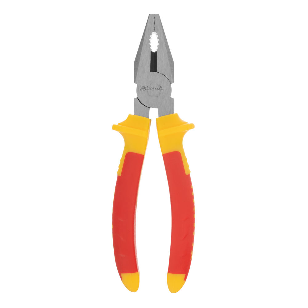 Плоскогубцы комбинированные, Insulated, 180 мм, двухкомпонентные рукоятки Matrix Professional