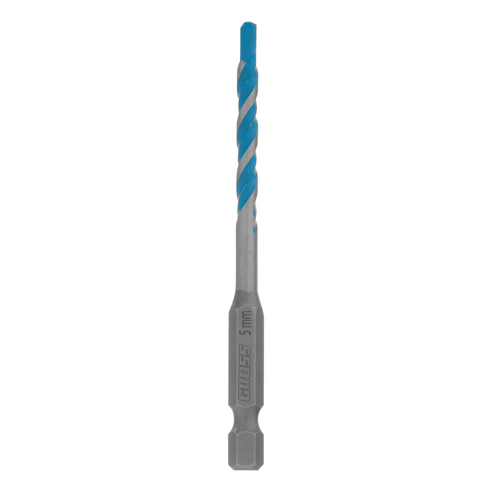 Сверло универсальное, Multipurpose PRO, 6-гр. хвостовик, 5мм Gross (706011)
