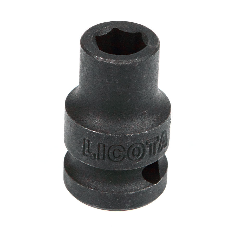 Головка, 3/8, 10 мм, торцевая, 6-гранная, ударная, Licota, A3010