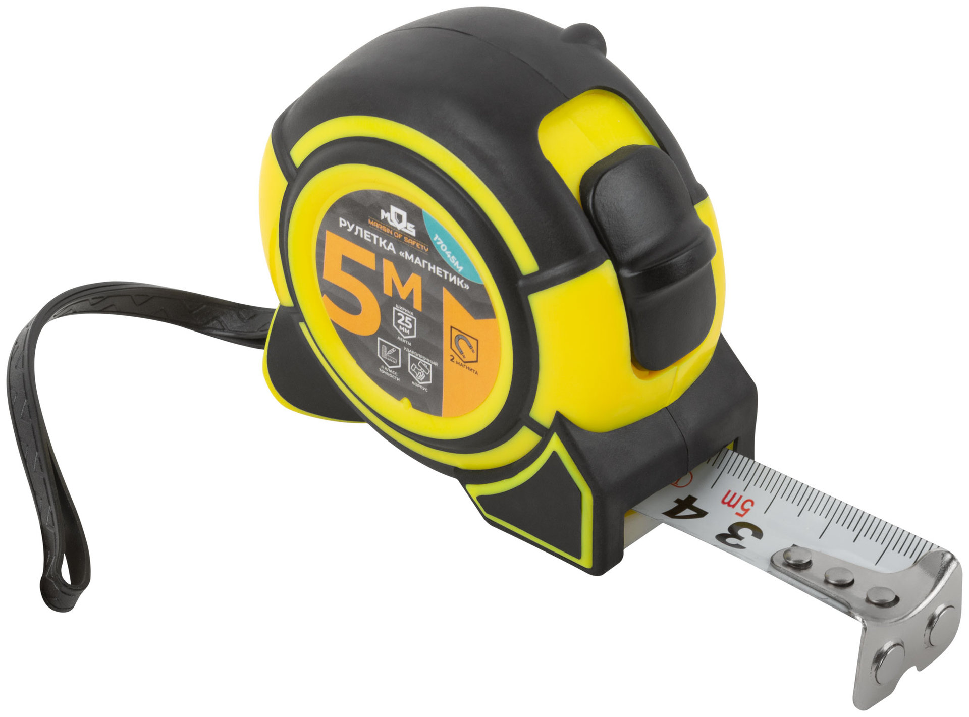 Рулетка Магнетик 5 м x 25 мм