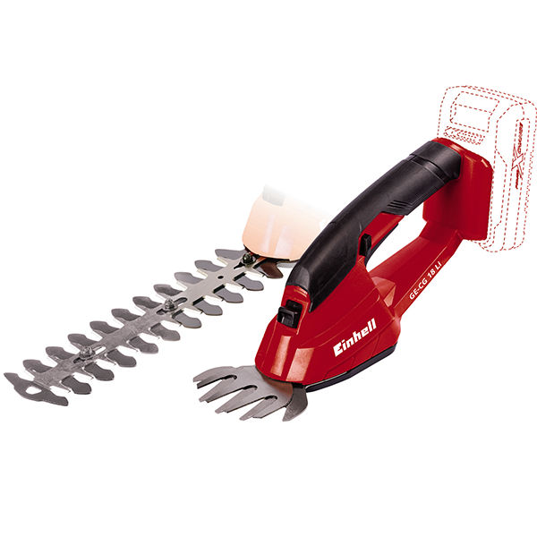 Ножницы + кусторез акк. Einhell PXC GE-CG 18 Li, 18В,быстросменные насадки,100/200мм,без АКК и ЗУ (3410370)