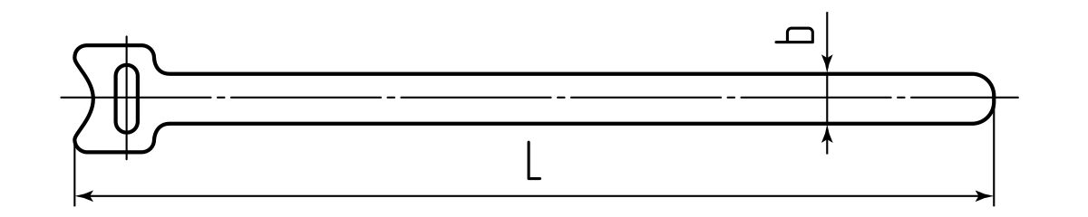 Стяжка-велькро КСВ 16х310 (черн) (Fortisflex) (59295)