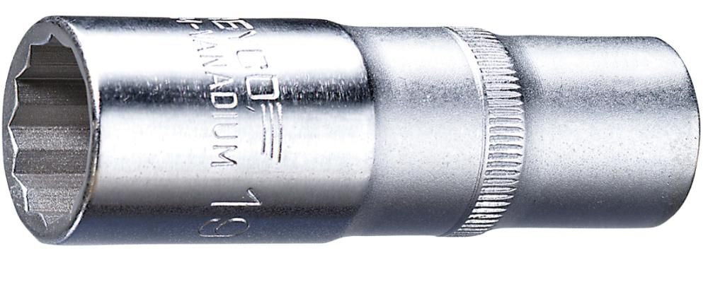 Головка торцевая 12-гранная глубокая 1/2 10 x 80 мм 50-19 HE-00050191082