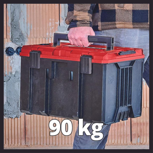 Кейс инструментальный системный Einhell E-Case M, внутренние р. 415х280х250мм,до 90кг (4540021)
