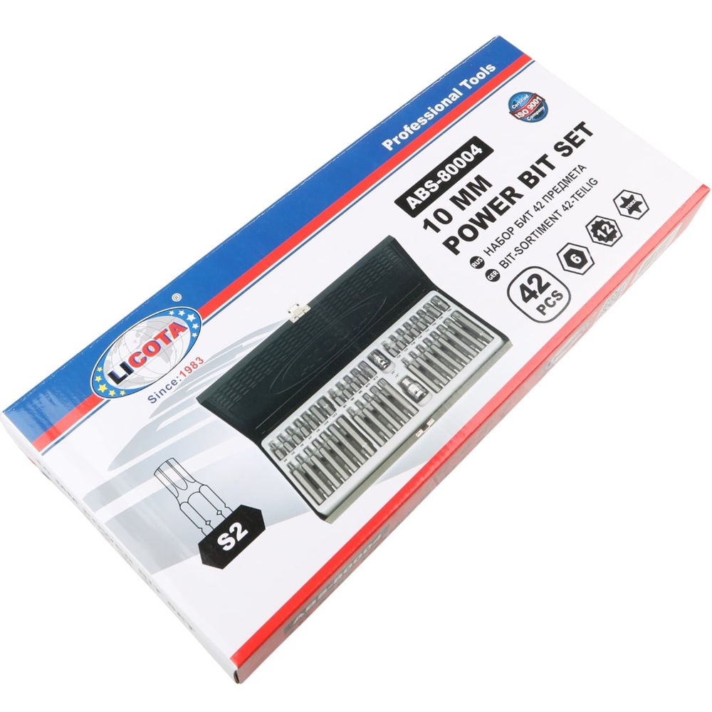 Набор бит, 42 пр., Licota, ABS-80004