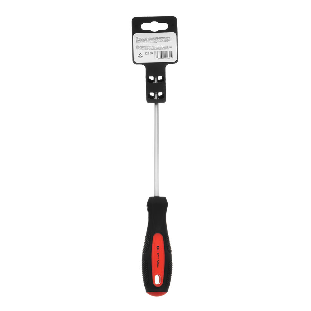 Отвертка Anti-Slip, PH2 х 150 мм, CrV, двухкомпонентная рукоятка Matrix