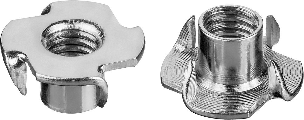 Врезная гайка M8 x 11 мм, цинк, 5 кг ЗУБР DIN 1624 303780-08