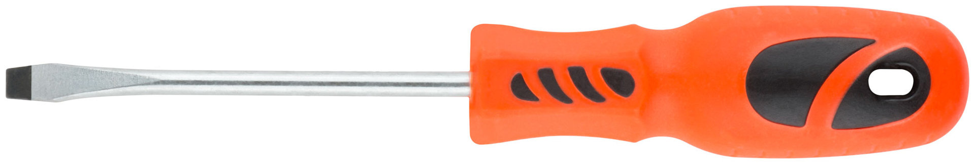 Отвертка, CrV сталь, пластиковая ручка SL6 x 100 мм (53689М)