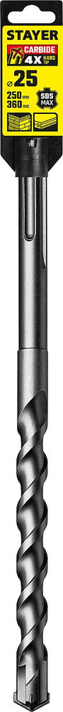 Бур SDS-max Professional Hercules-4Х STAYER 25x250/360 мм 29370-250-25  
