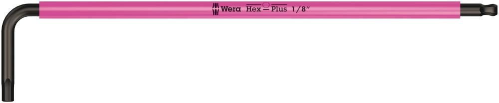 Ключ Г-образный с шаром 1/8 x 123 мм Wera 950 SPKL Multicolour WE-022632