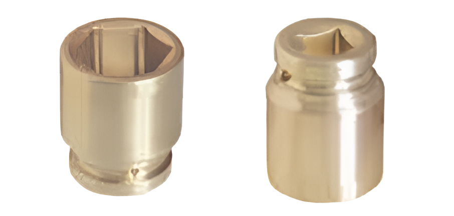 Головка ударная торцевая искробезопасная 6-гр. (1-1/2)110A-95 AlCu, HORTZ