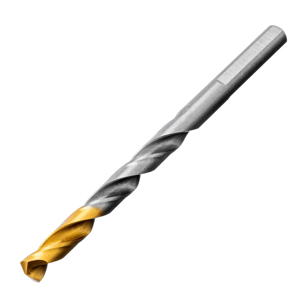 Набор сверл по металлу, 1,5-6,5мм, Р6М5-TiN, Golden Tip, 13 шт Denzel (723002)