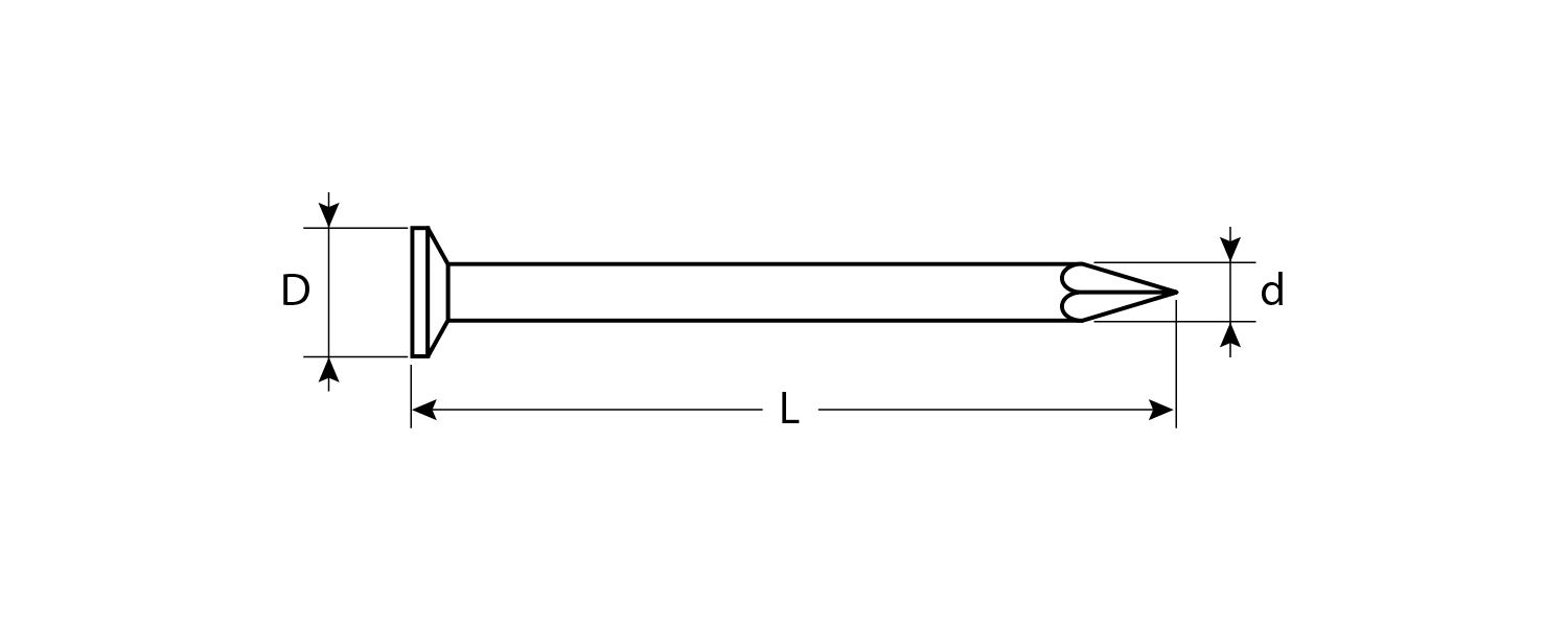 ЗУБР ГОСТ 4028-63, 50 x 1.8 мм, цинк, 800 шт, строительные гвозди (4-305031-18-050)