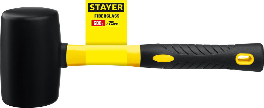 Киянка резиновая чёрная 450 г Professional STAYER 2054-65