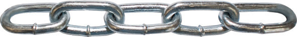 Цепь стальная короткозвенная (DIN 766) 6мм (1 м) ПРОМ (31442)