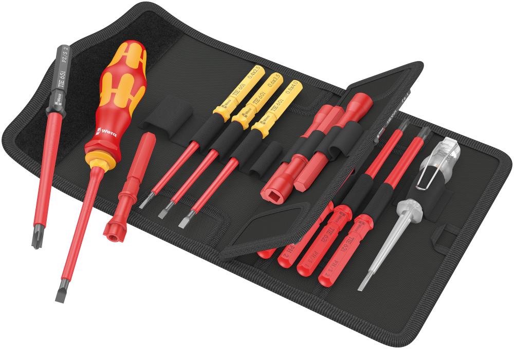 Набор насадок с отвёрткой-битодержателем + пробник, 18 пр. Kraftform Kompakt VDE 18 Universal 1 Tool Finder WE-006613