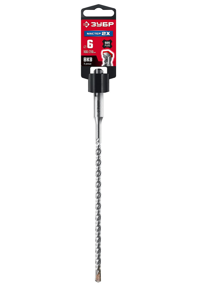 Бур SDS-plus Мастер-2Х 6 x 210 мм ЗУБР 29315-210-06_z01