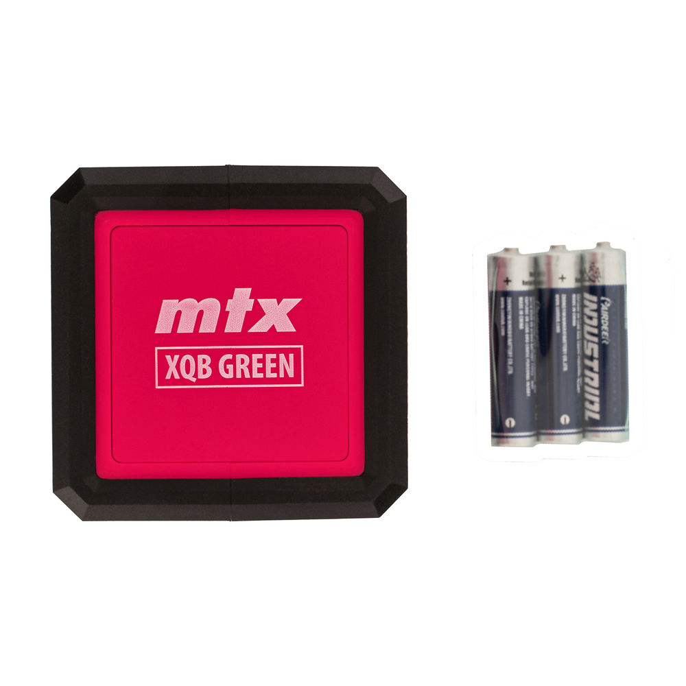 Лазерный уровень XQB GREEN Basic SET, 20 м, зеленый луч, батарейки, резьба 1/4 MTX (35019)