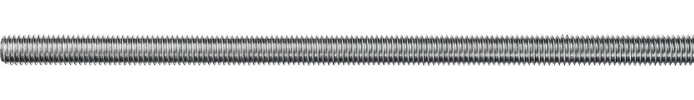 Резьбовая шпилька М12 x 1000 мм, кл. пр. 4.8, цинк, 25 шт ЗУБР DIN 975 30330-12-1