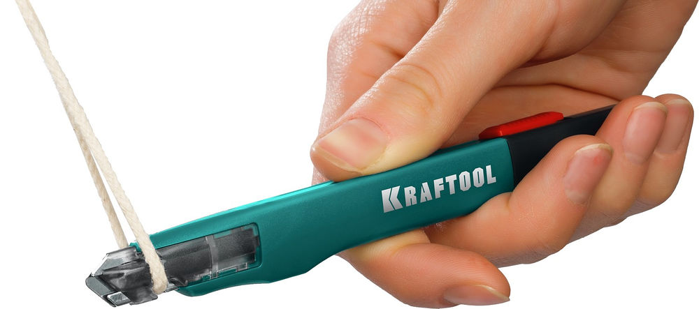 Нож 9 мм для точного реза с автостопом GRAND-9 KRAFTOOL 09192