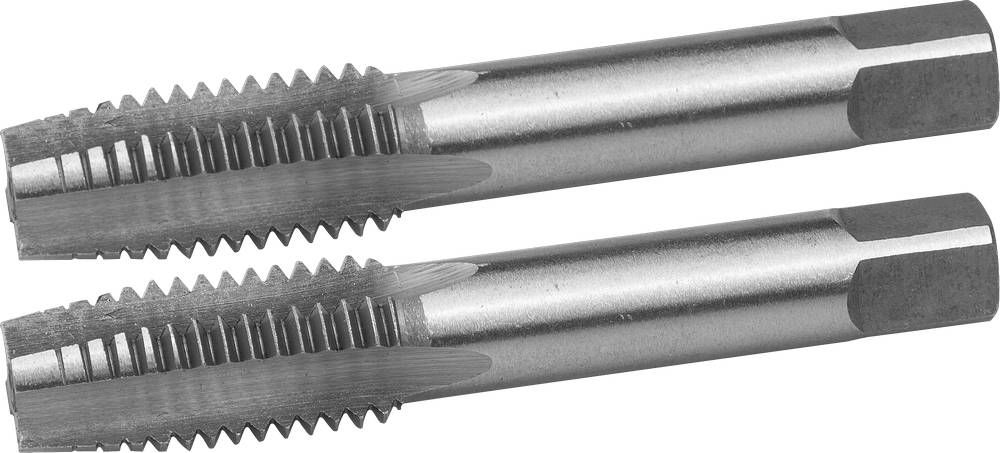 Комплект ручных метчиков сталь 9ХС ЗУБР М14 x 1.5 мм 4-28006-14-1.5-H2