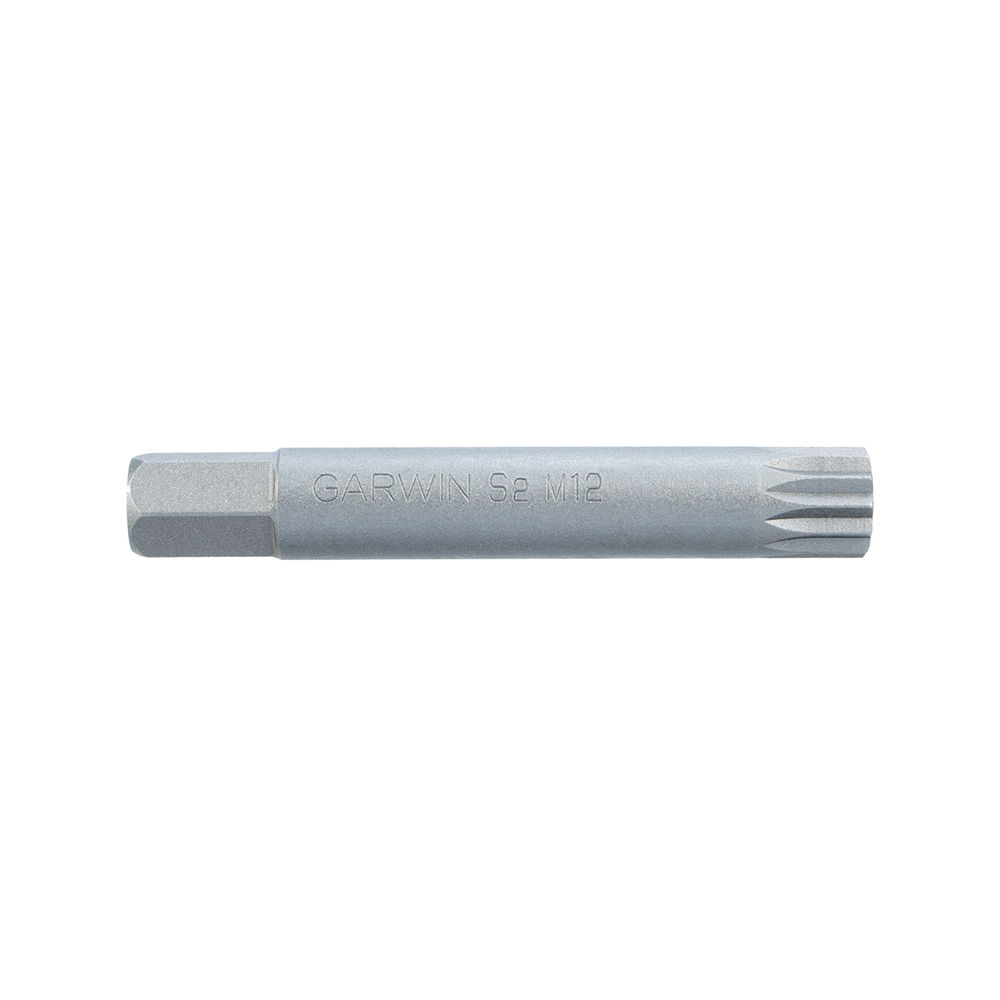 Бита, с шестигранным хвостовиком, 10 мм, M12, 75 мм, 1 шт, GARWIN PRO, 631055-M12