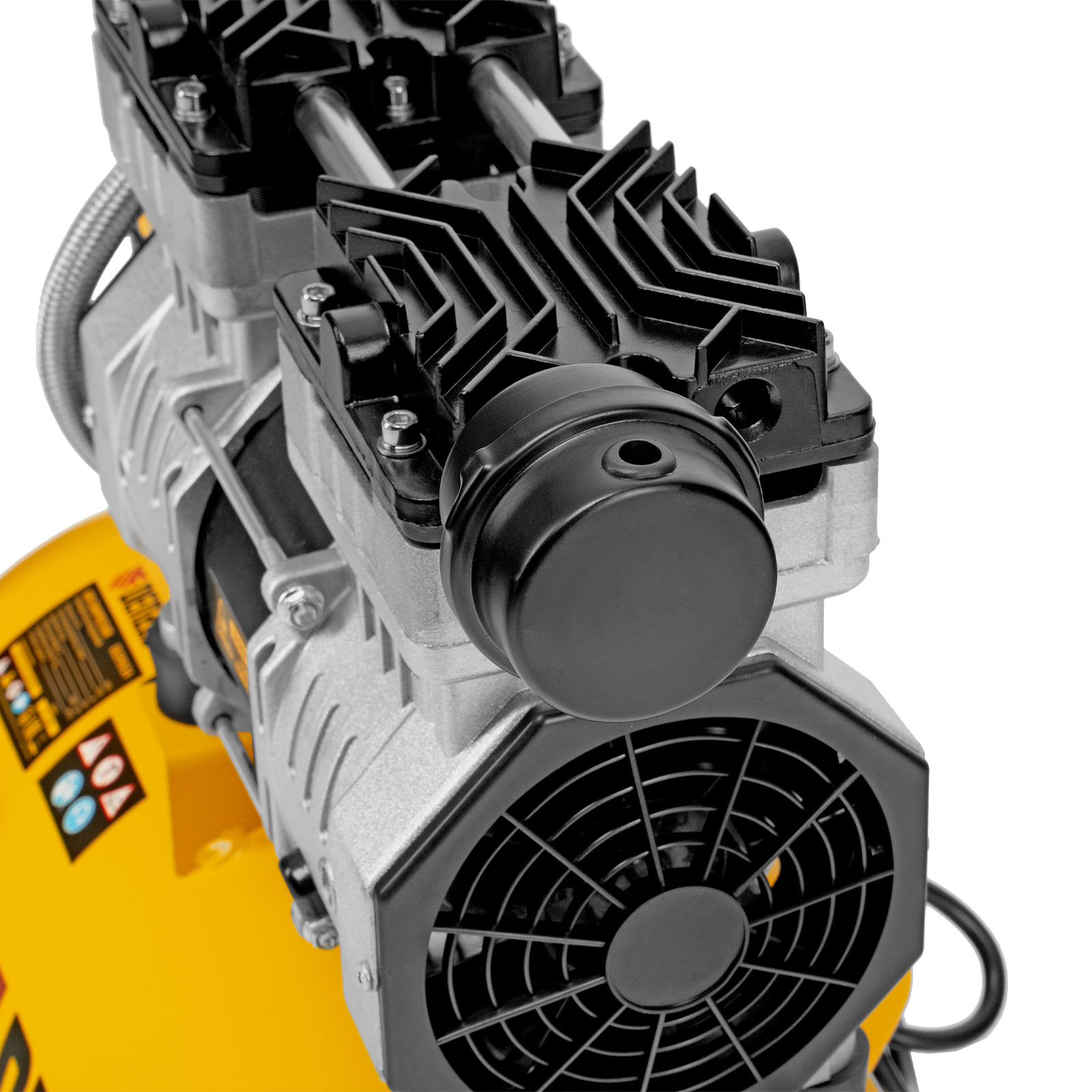 Компрессор DLS950/24 безмаслянный малошумный 950 Вт, 165 л/мин, ресивер 24 л Denzel (58026)