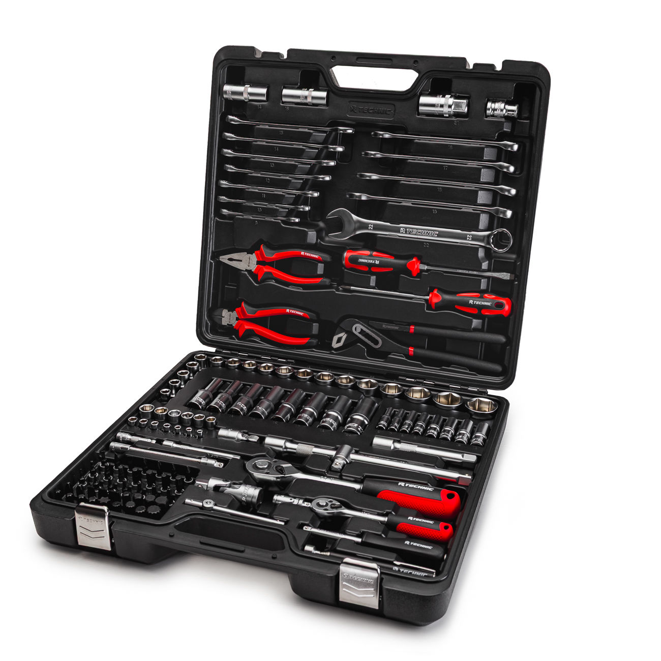 RUNTEC RT-HT121T Набор ручных инструментов RUNTEC TECHNIC 121 предмет 1/2, 1/4 (RT-HT121T)