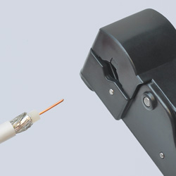 Стриппер для коаксиального кабеля, RG 58 / 59 / 62, длина 105 мм, SB (KN-166005SB)