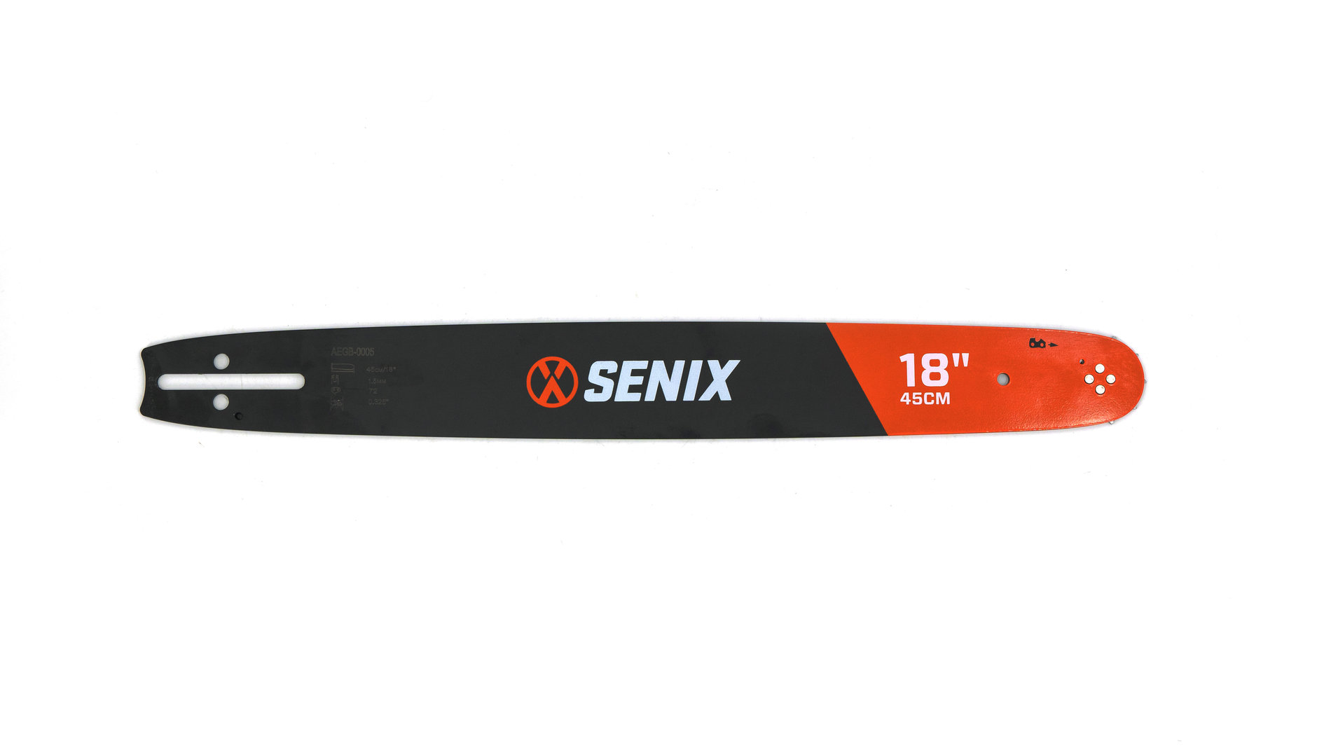 Шина пильная, 18 (45см),шаг 0.325, паз 1,5 мм, 72 звеньев SENIX AEGB-0005