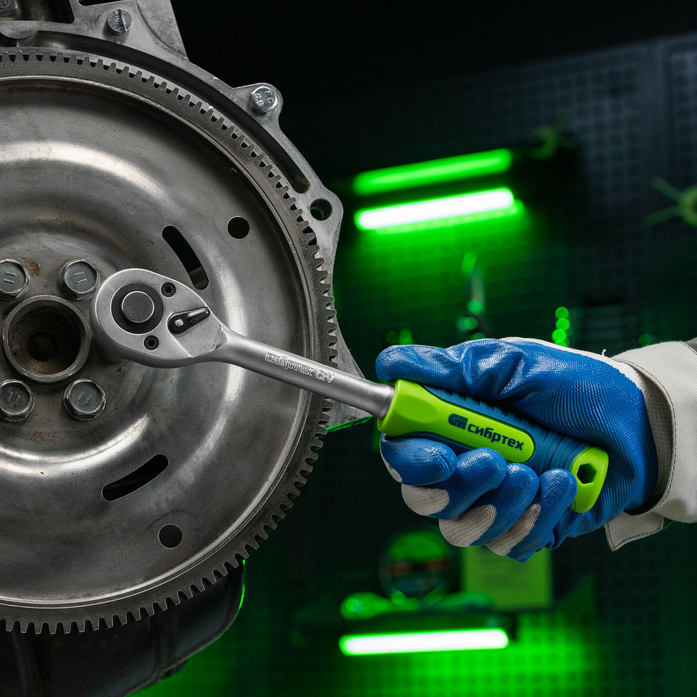 Набор инструментов, 1/2, пластиковый кейс, 32 предмета// Сибртех