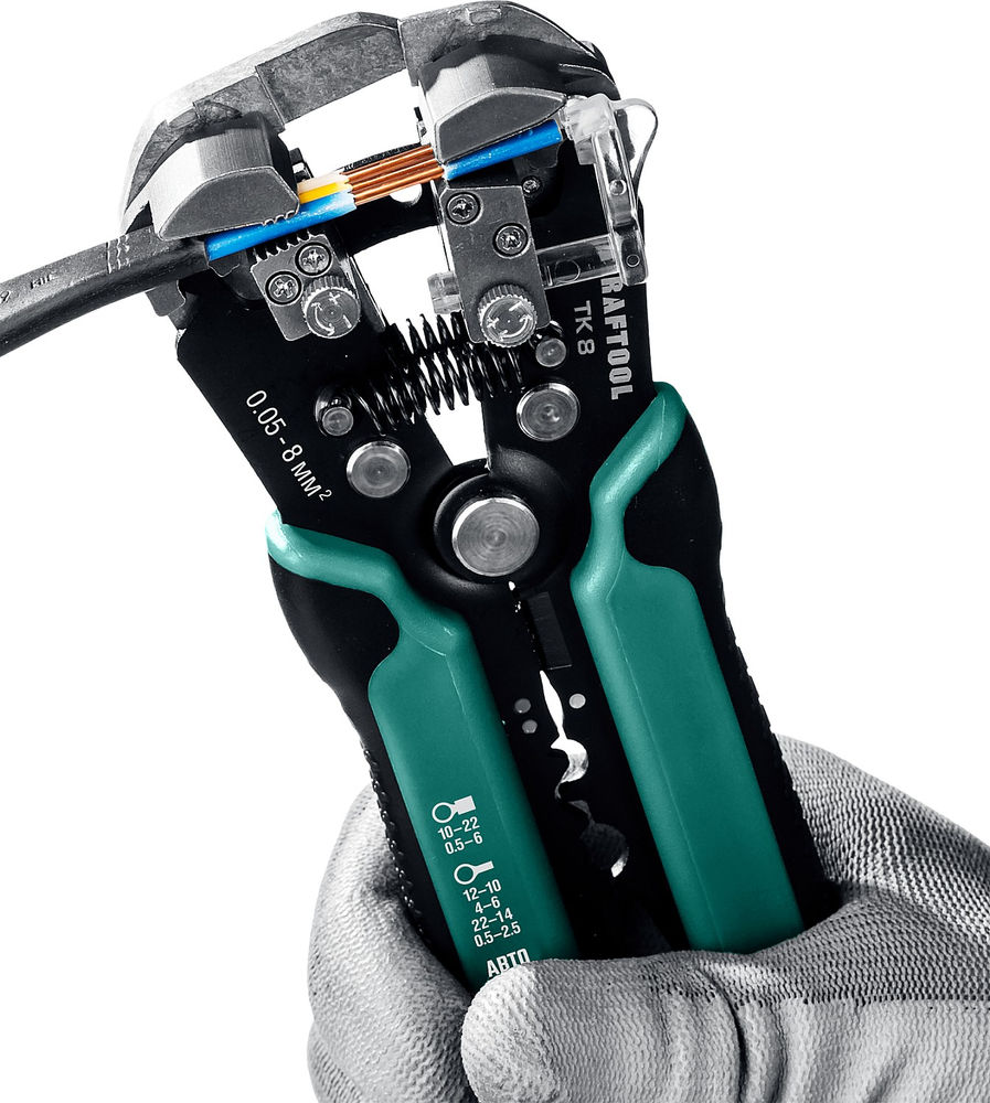 Автоматический стриппер TK-8, 0.05–8 мм? KRAFTOOL 22637