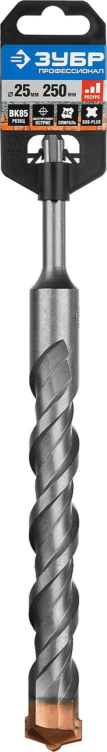 ЗУБР 25 x 250 мм, SDS-plus бур, Профессионал (29314-250-25_z01)