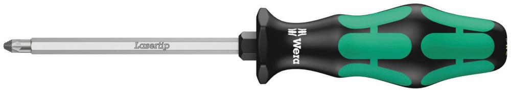 Отвёртка крестовая PZ 1 x 80 мм с шестигранным стержнем серия 355 SK PZ Wera WE-009341