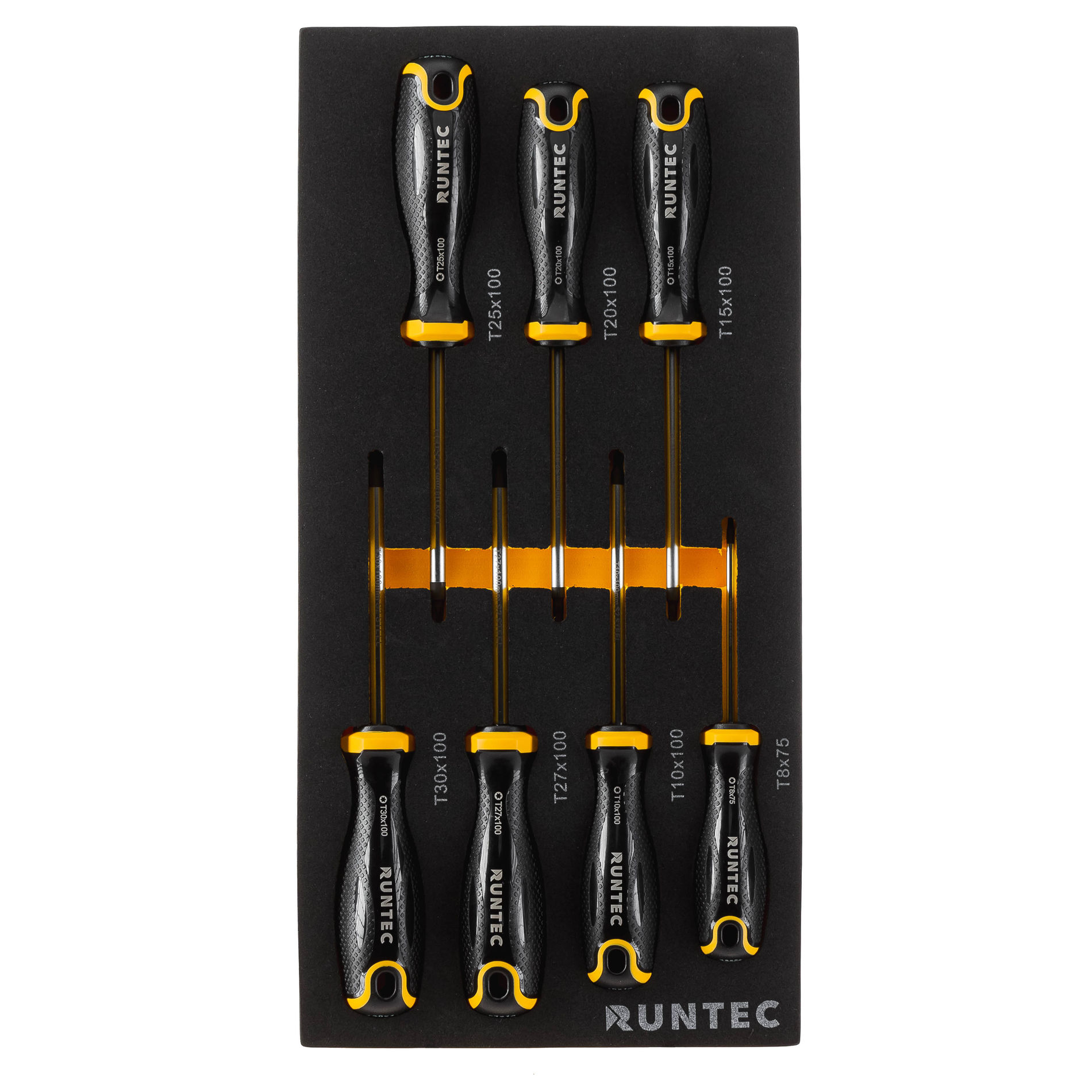 Набор отверток S2 TORX в ложементе EVA, 7 предметов RUNTEC RT-SD1TE7