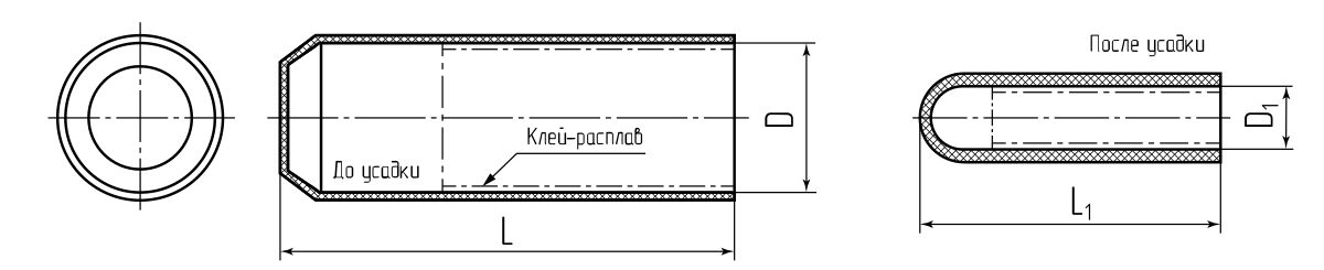 Капа кабельная термоусаживаемая ОГТ-11/4 (КВТ) (65136)