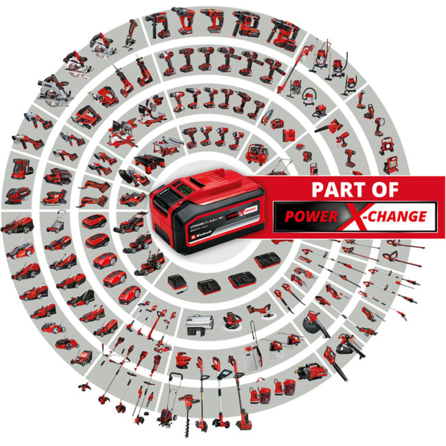 Пила сабельная акк. Einhell PXC TE-AP 18/26 Li, 18В,ход 26мм,0-2600/мин,180мм,Quck,без АКК и ЗУ (4326290)
