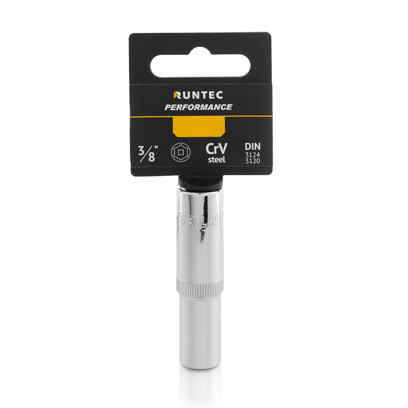 RUNTEC RT-H38S10L Головка торцевая глубокая RUNTEC CrV, 6PT, 3/8, 10 мм (RT-H38S10L)