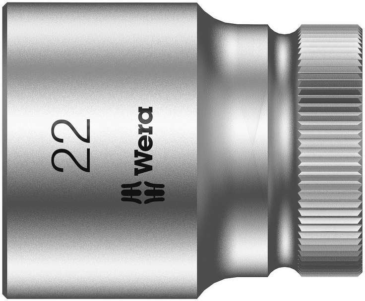 Головка торцевая 6-гранная Zyklop 1/2 22 x 37 мм Wera 8790 HMC WE-003613