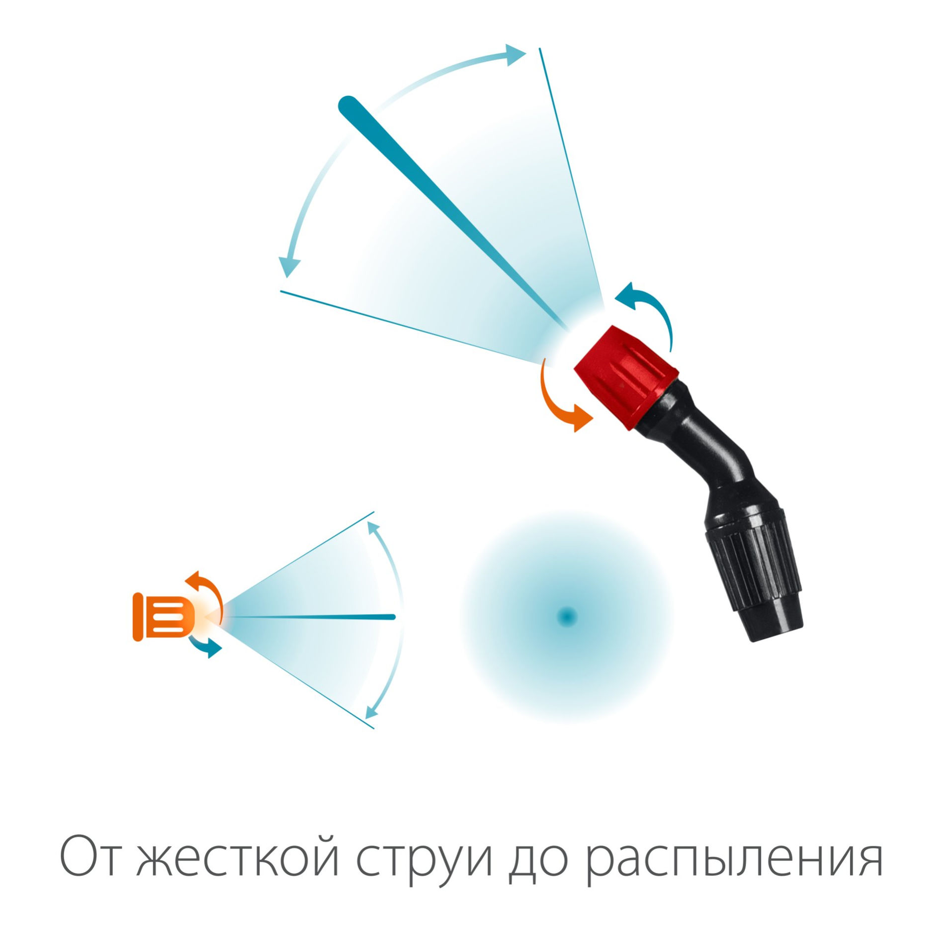 Опрыскиватель переносной 8 л широкая горловина устойчивое днище GRINDA TS-8 8-425117_z03