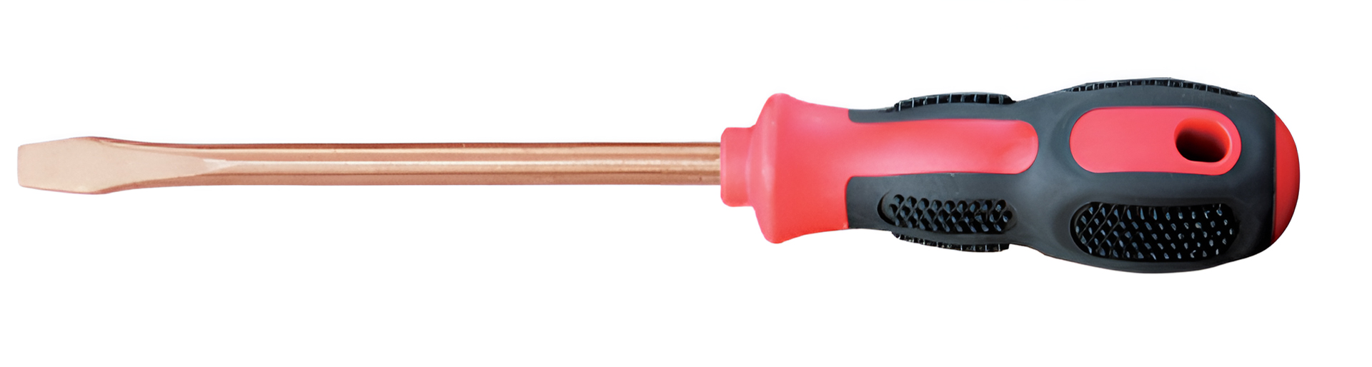 Отвертка шлицевая SL 5х100 (общ.205мм) искробезопасный сплав BeCu 260-1014, HORTZ