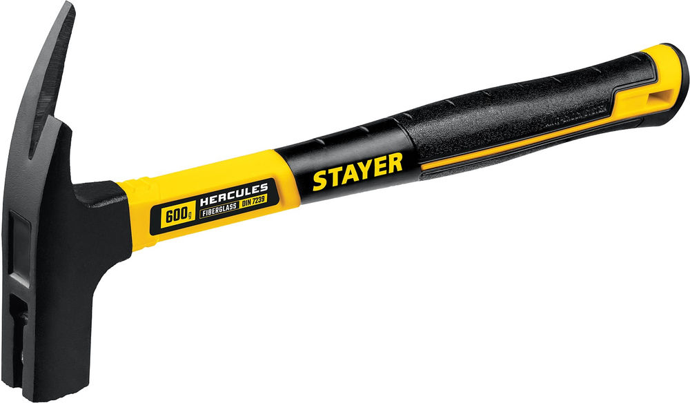Молоток кровельщика Hercules, 600 г, с фиберглассовой рукояткой STAYER Professional 20201_z01