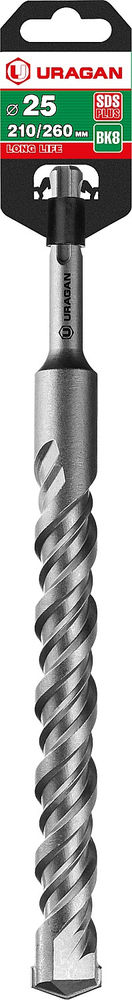Бур SDS-plus URAGAN 25х260 мм 29311-260-25  