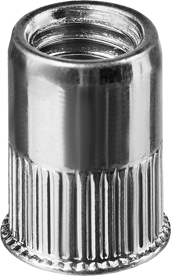 Резьбовые заклепки стальные с насечками Nut-R, М8, уменьш. бортик, 250 шт KRAFTOOL 311708-08
